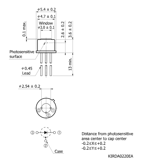 InGaAs PIN 光电二极管G12183-010K(图2)